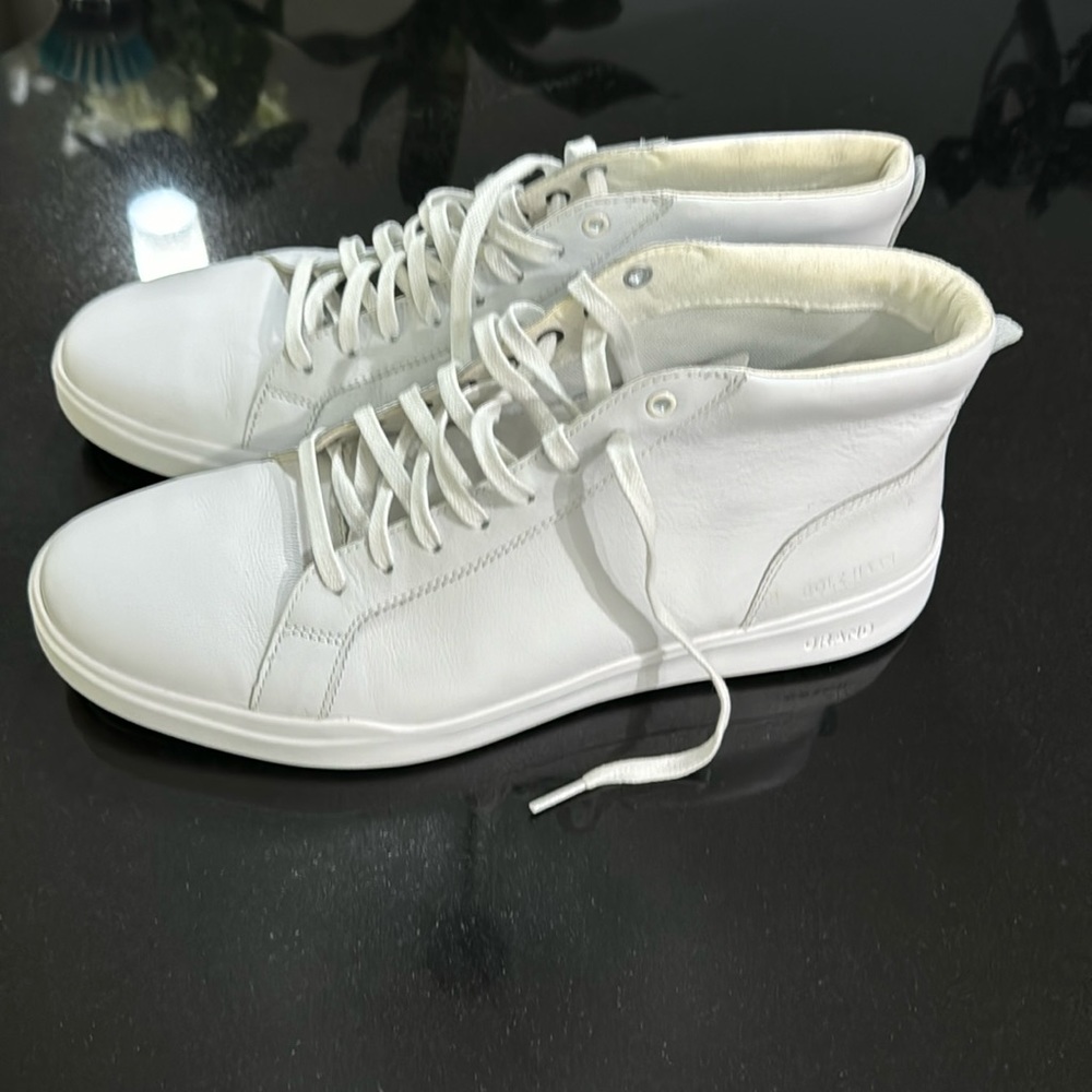 Cole Haan Men's Grand Crosscourt Modern Midcut Sneaker White/White